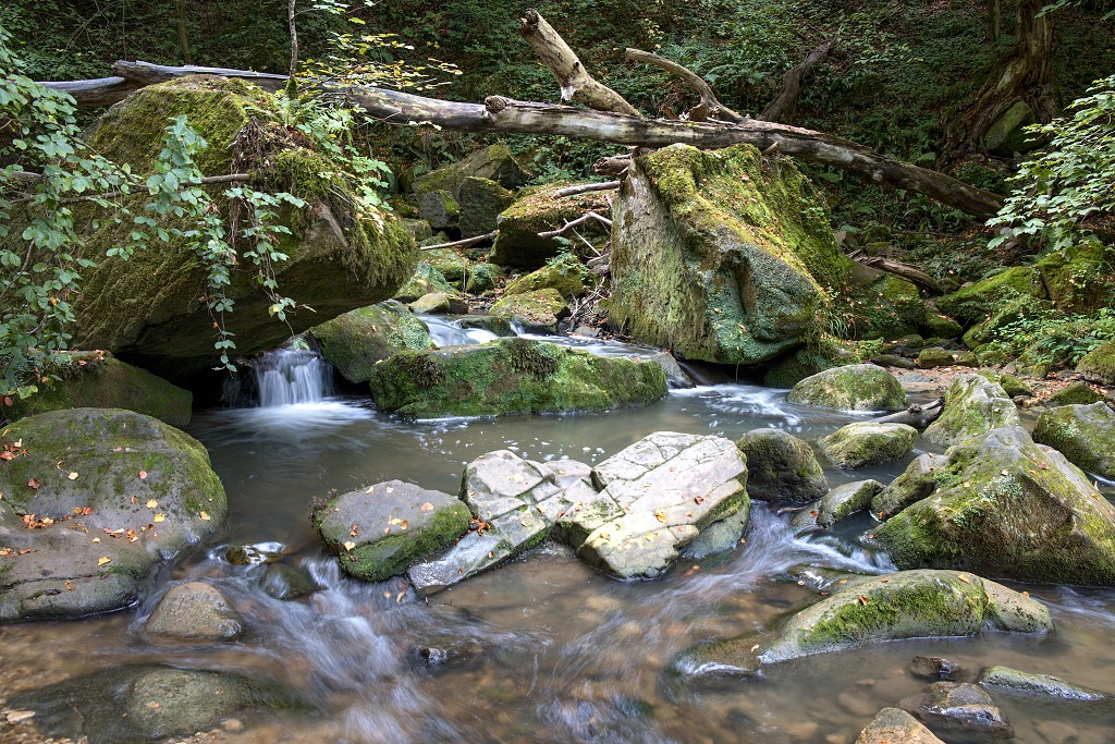 mullerthal luxemburg luxembourg hdr waterval Schiessentumpel Cascade bos bossen natuur natuurgebied wandelroutes